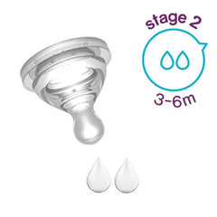 B.Box Anti-colic baby bottle nipples Twin Pack B.Box