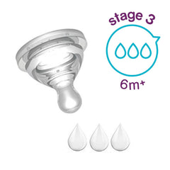 B.Box Anti-colic baby bottle nipples Twin Pack