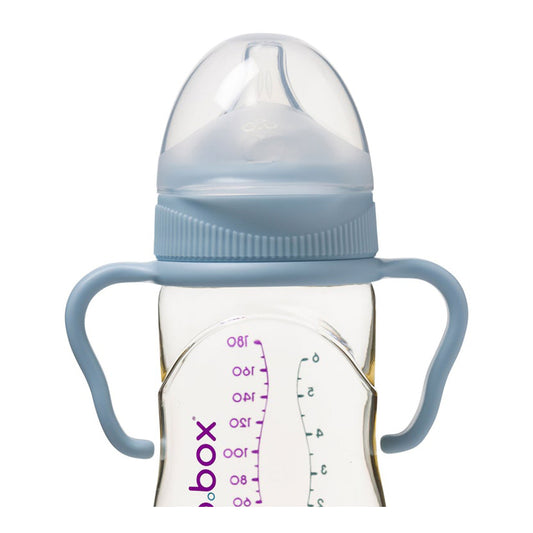 B.Box Baby Bottle Handles - Lullaby Blue