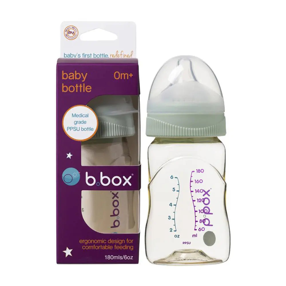 B.Box PPSU Baby Bottle Sage - 180ml B.Box