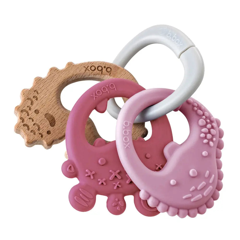 B.Box Trio Teether - Blush B.Box