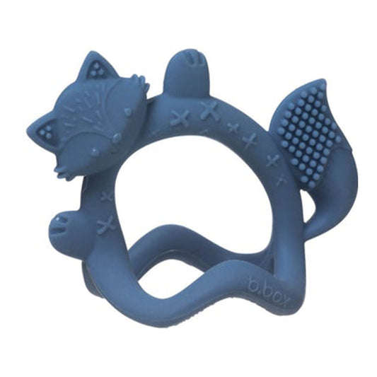 B.Box Wrist Teether - Lullaby Blue Fox