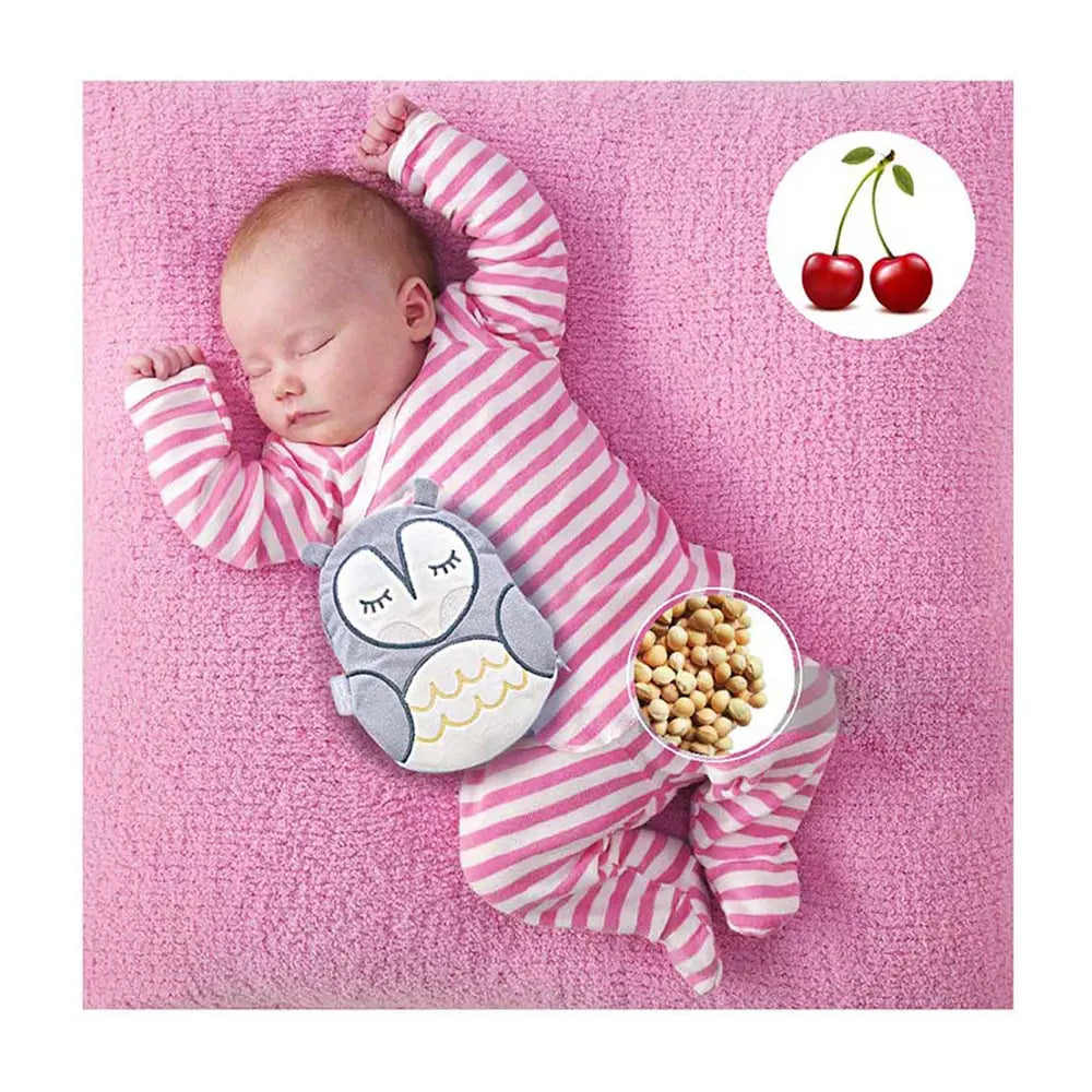 Baby Jem Cherry Stone Filled Pillow For Colic 0m+ - Blue Baby Jem