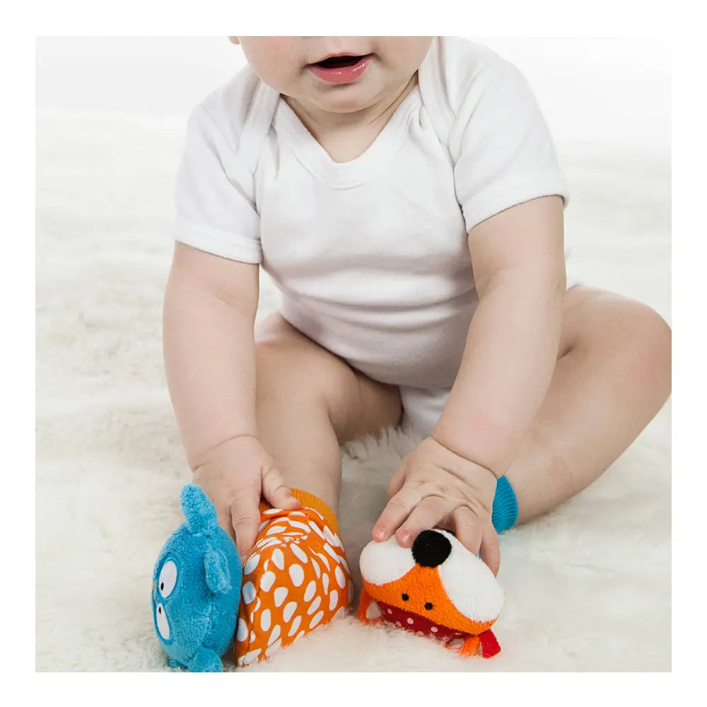 BBluv Foot Finders - Owl and Fox ( 0+ Months) BBLuv