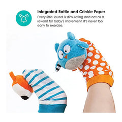 BBluv Foot Finders - Owl and Fox ( 0+ Months) BBLuv