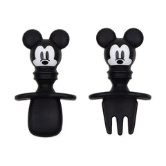 Bumkins Silicone Chewtensils Baby Fork and Spoon Set - Mickey Mouse Bumkins