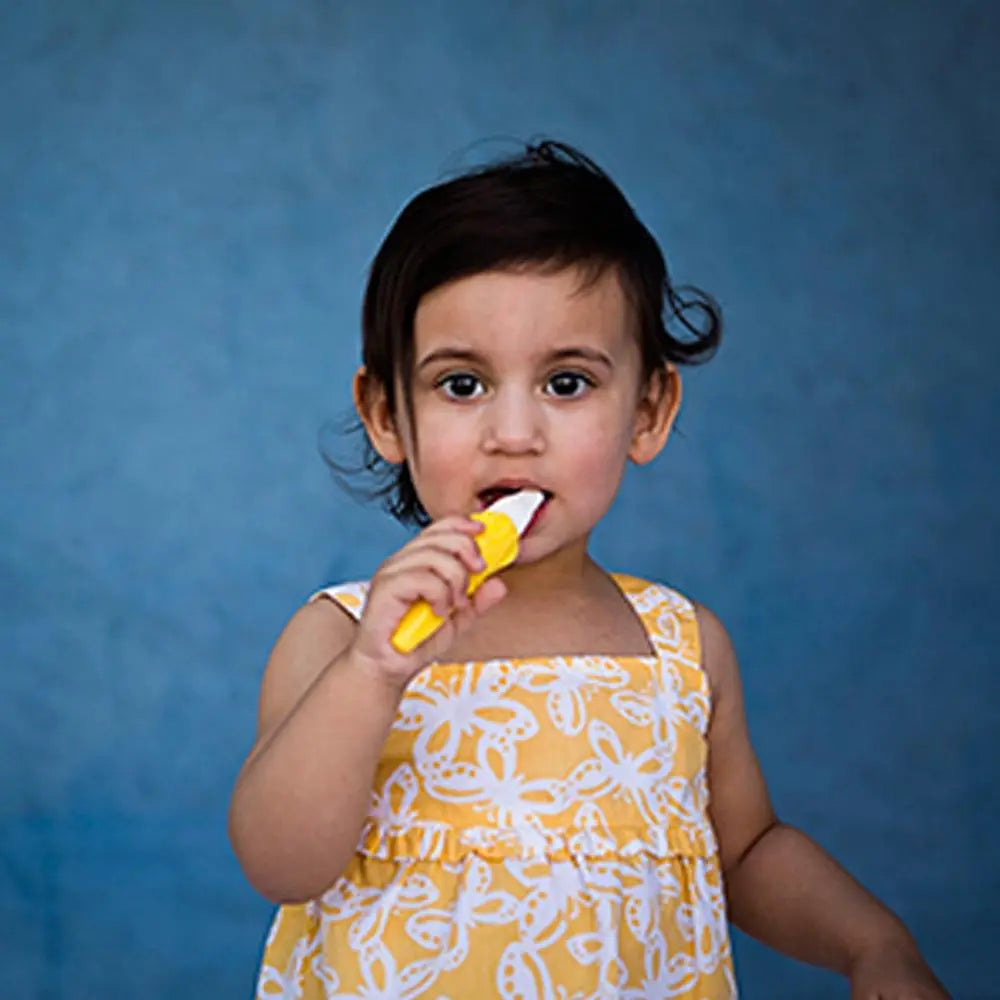 Baby Banana Infant Toothbrush - Yellow - (12 to 24 Months) Baby Banana