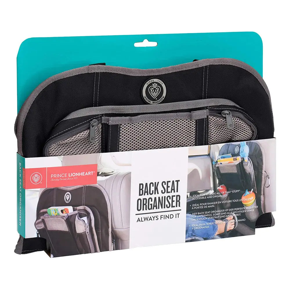 Prince LionHeart Backseat Organizer - Black Prince LionHeart