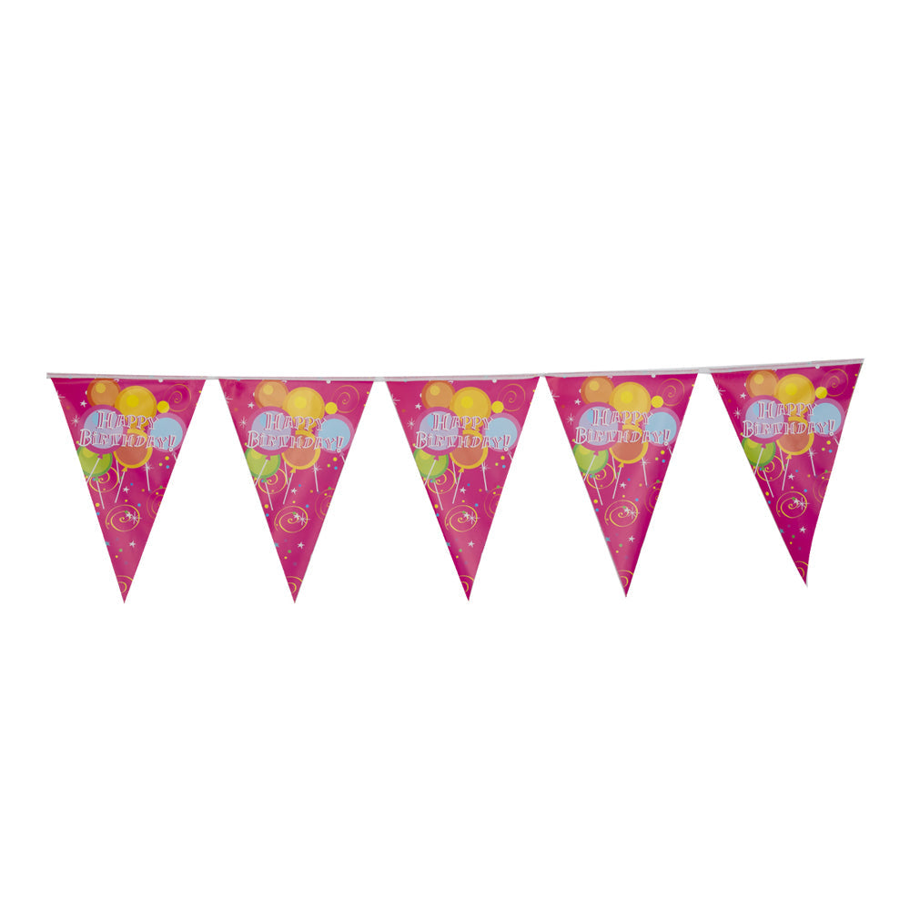 Birthday Banner Pink Generic Brand