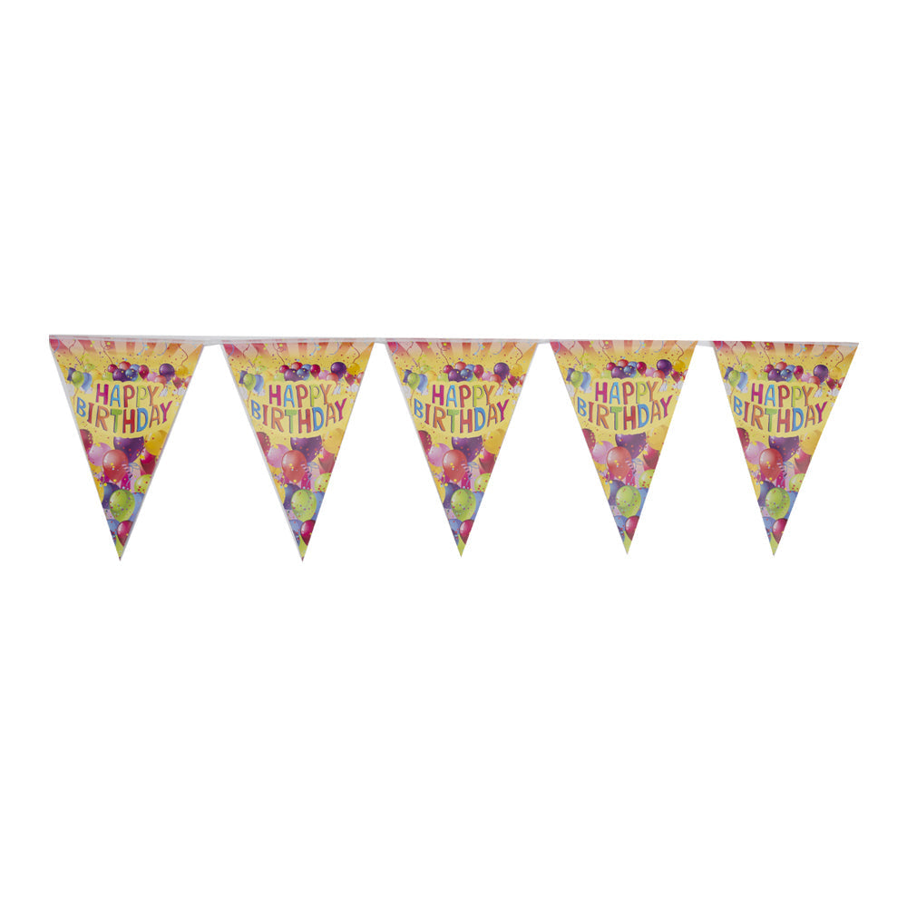 Birthday Banner Yellow Generic Brand