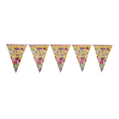 Birthday Banner Yellow Generic Brand