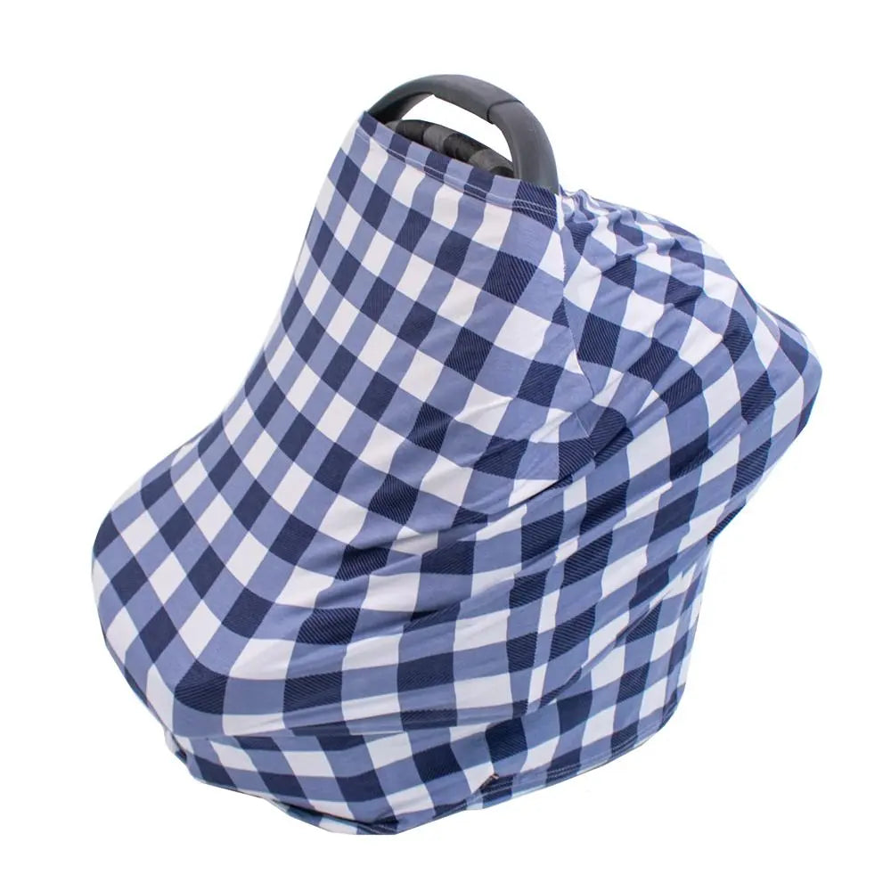 Bebe Au Lait Buffalo Check 5 in 1 Cover, Nursing and Cart Cover Bebe au Lait