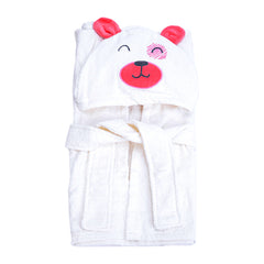 Bebi Tof Bathrobe Set - Pink Teddy Bear Bebitof