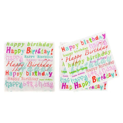 Birthday Napkins - Happy Birthday Generic Brand