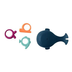 Boon Chomp Hungry Whale Bath Toy - Navy Boon