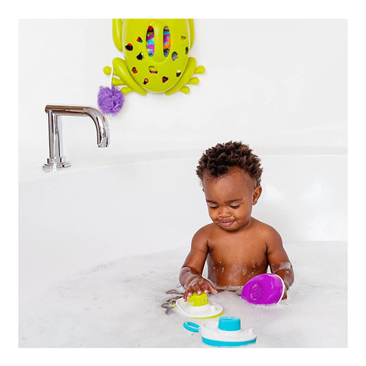 Boon Bath Toys Tones-Musical Boats - Colorful