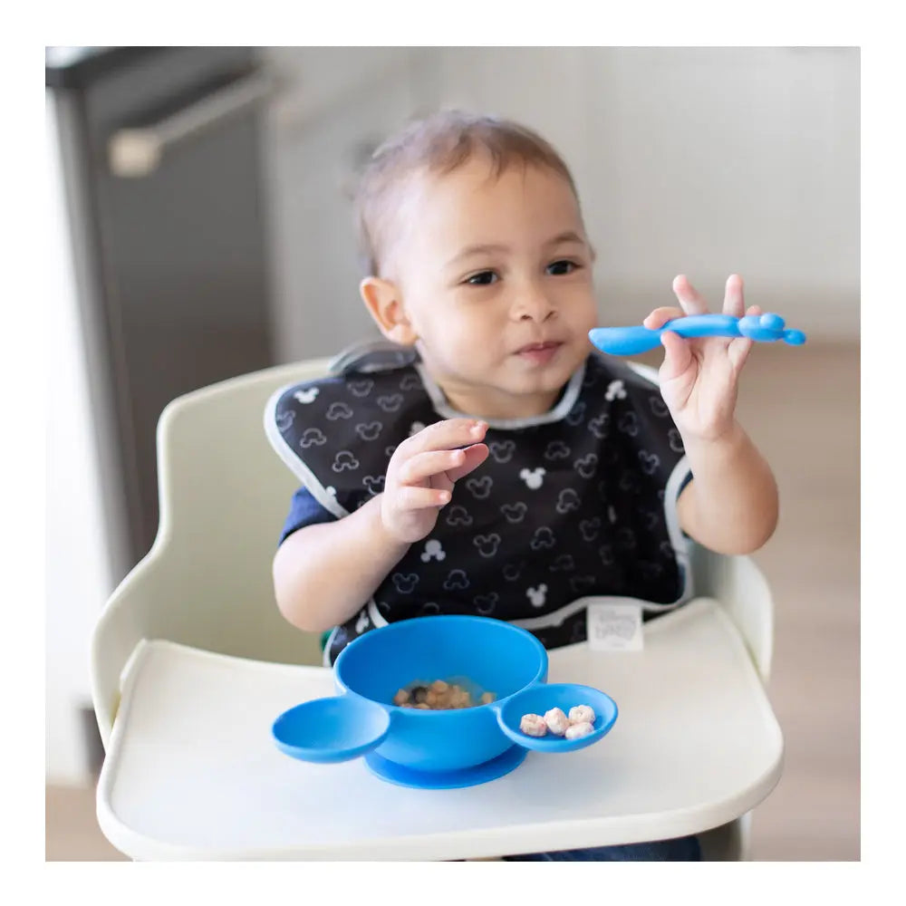 Bumkins First Feeding Set Mickey Mouse - Blue Bumkins