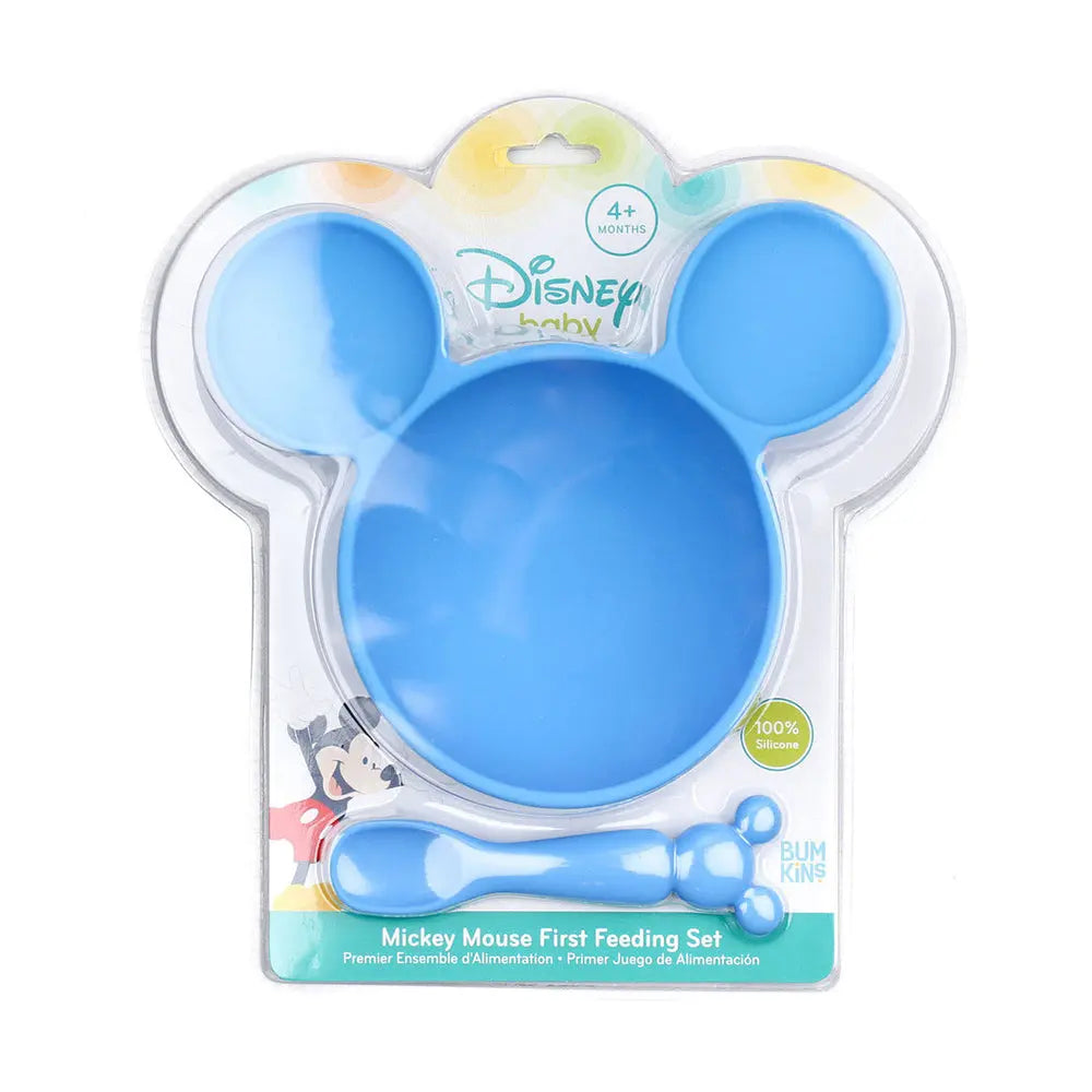 Bumkins First Feeding Set Mickey Mouse - Blue Bumkins