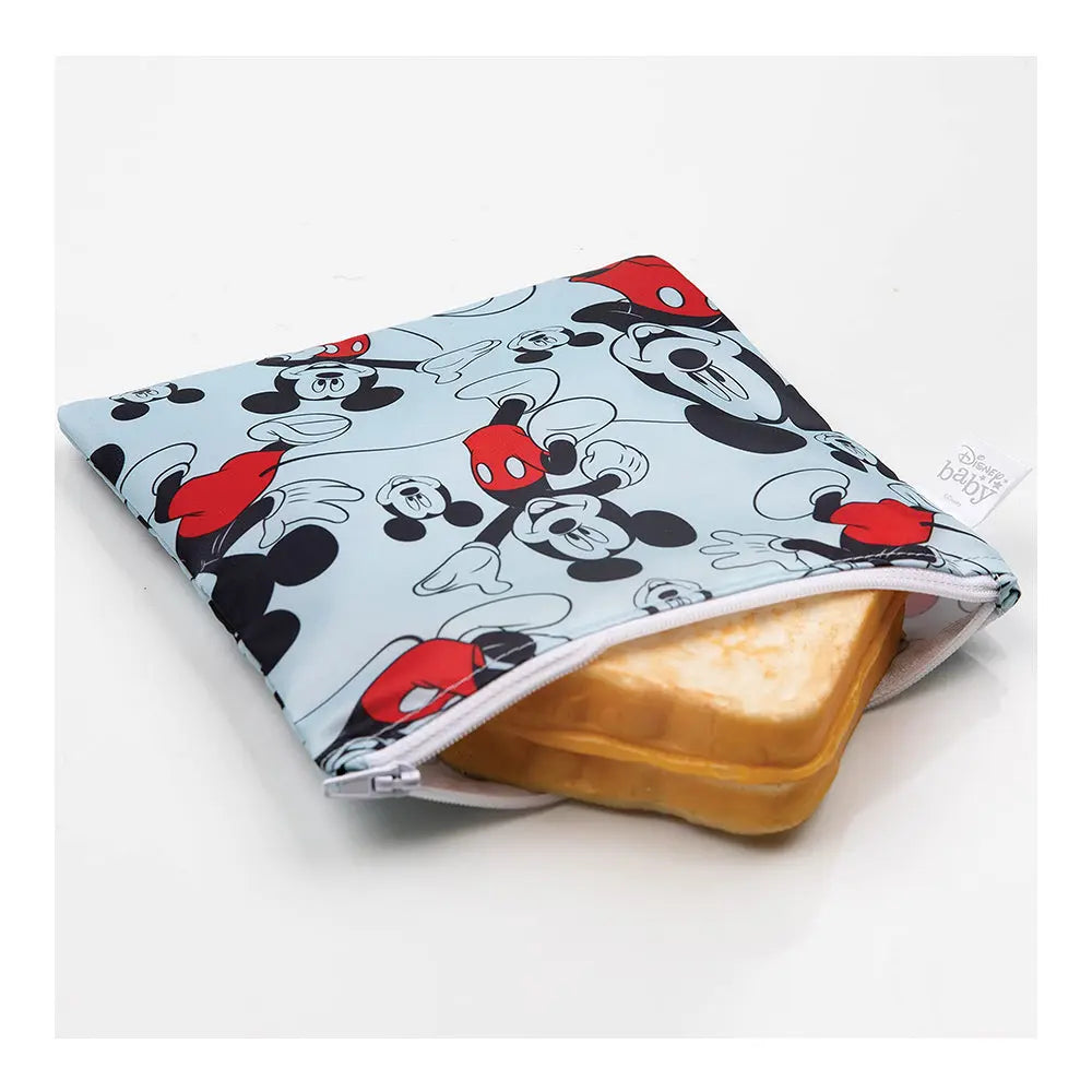 Bumkins Reusable Snack Bags - Large Single - Mickey Bumkins
