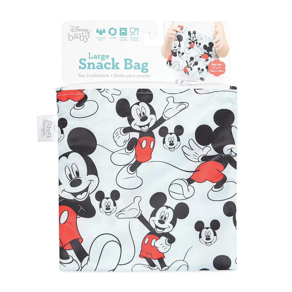 Bumkins Reusable Snack Bags - Large Single - Mickey Bumkins