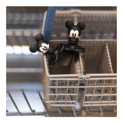 Bumkins Silicone Chewtensils Baby Fork and Spoon Set - Mickey Mouse