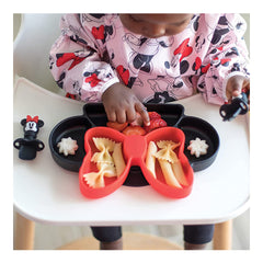 Bumkins Silicone Grip Dish - Minnie Mouse