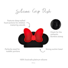 Bumkins Silicone Grip Dish - Minnie Mouse