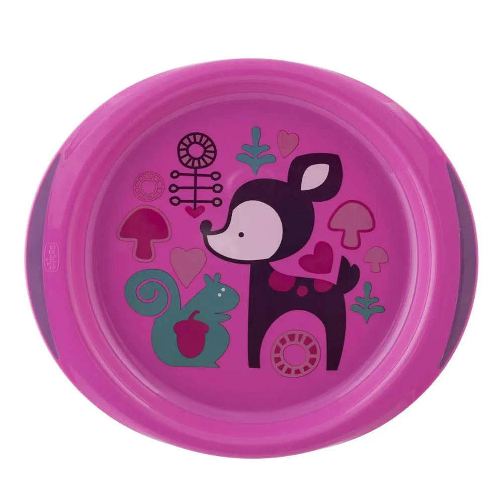 Chicco Dish Set +12 months - Pink Chicco