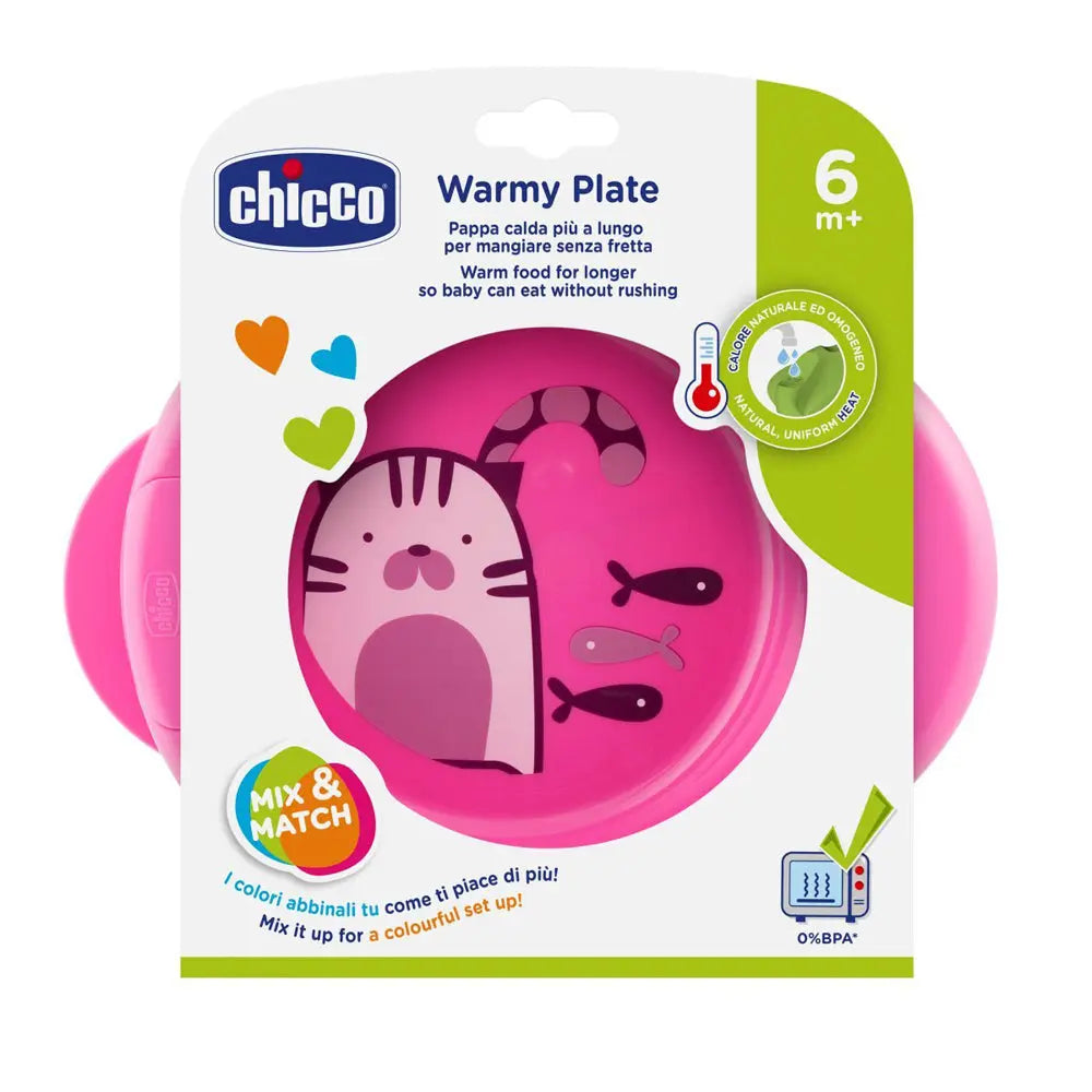 Chicco Warmy Plate 6 months+ Cute Cat Chicco