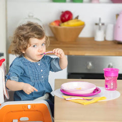 Chicco Weaning Set Pink, 12 months Chicco