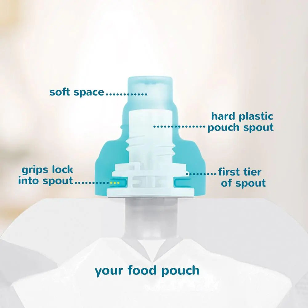 ChooMee Sipn Food Pouch Toppers, Pack of 4 ChooMee