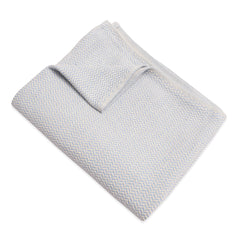 Cigit Straw Patterned Blanket for Babies 93 x 100 cm - Blue
