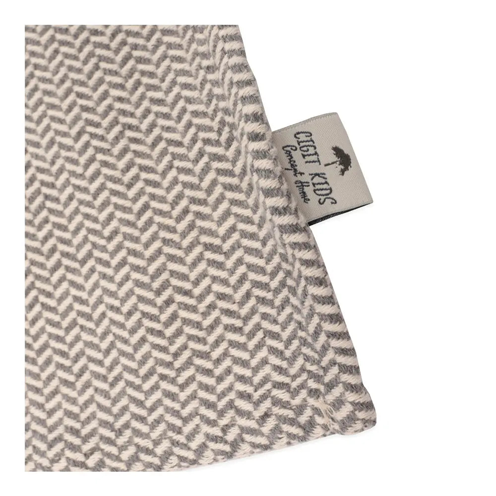 Cigit Straw Patterned Blanket for Babies 93 x 100 cm - Smoke CIGIT