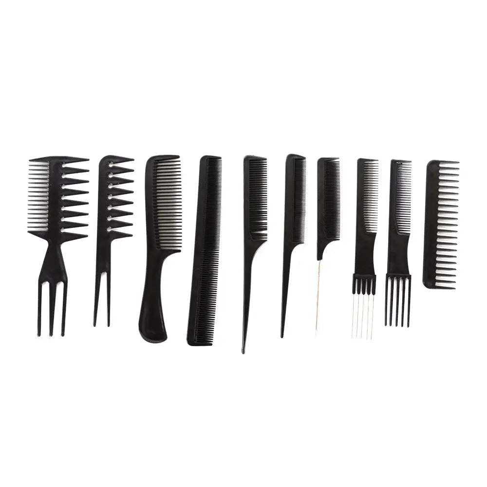 Hair Comb Kit - 10 Pieces Generic Brand