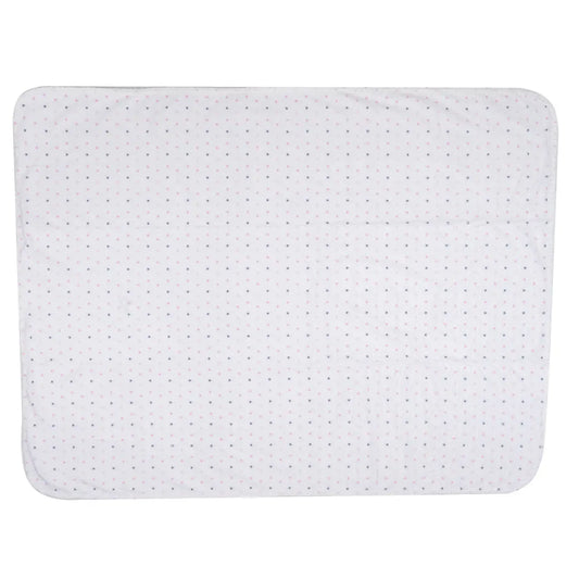 Cosy Velvet Pink Star Blanket Baby Lounge