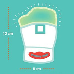 Darlyng & Co Yummy Mitt Teething Mitten, Pink and Turquoise Darlyng & Co