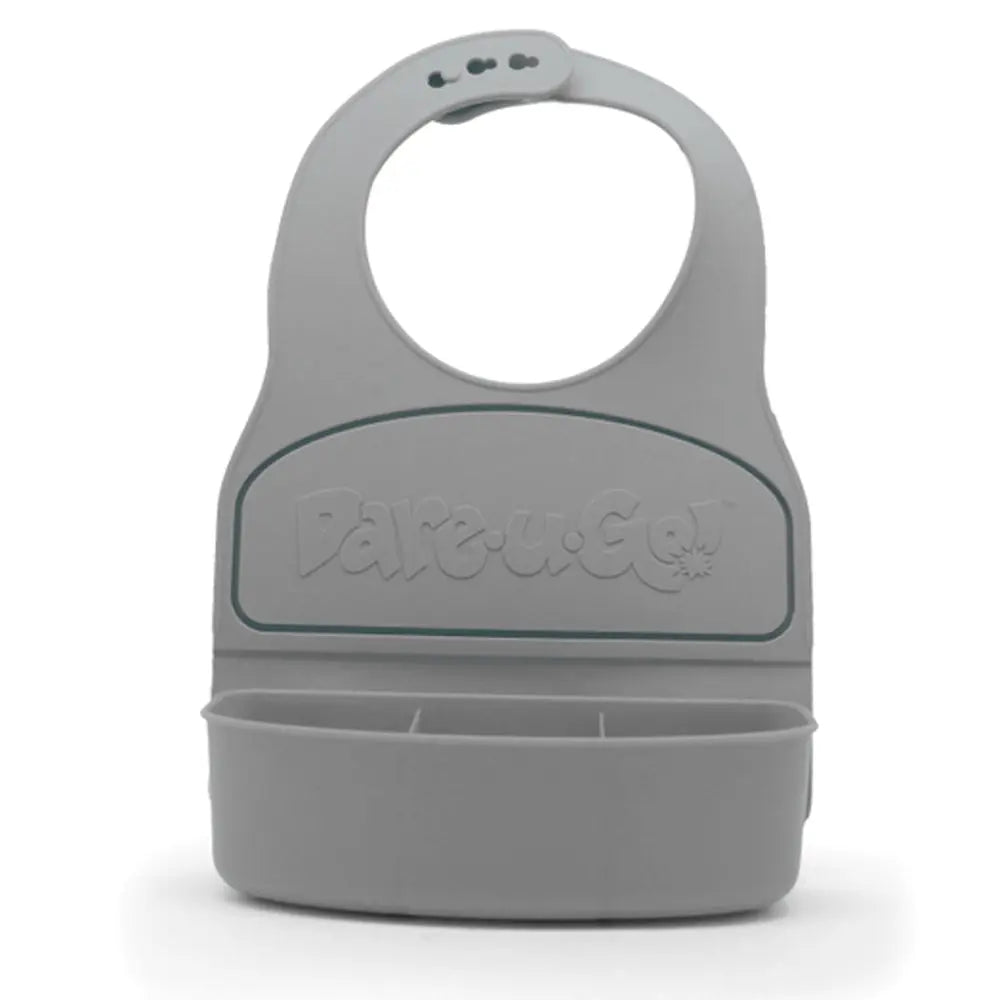 Dare-U-Go One-Piece Bib & Baby Plate - Grey Dare-U-Go