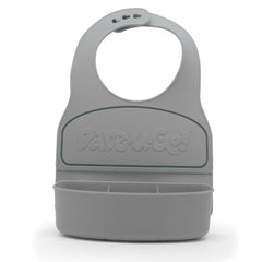 Dare-U-Go One-Piece Bib & Baby Plate - Grey