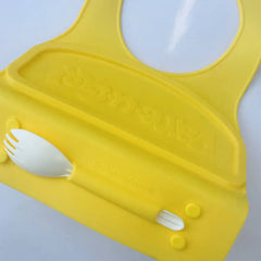 Dare-U-Go One-Piece Bib & Baby Plate - Yellow Dare-U-Go