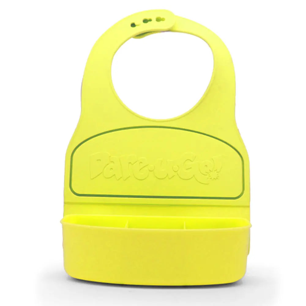 Dare-U-Go One-Piece Bib & Baby Plate - Yellow Dare-U-Go