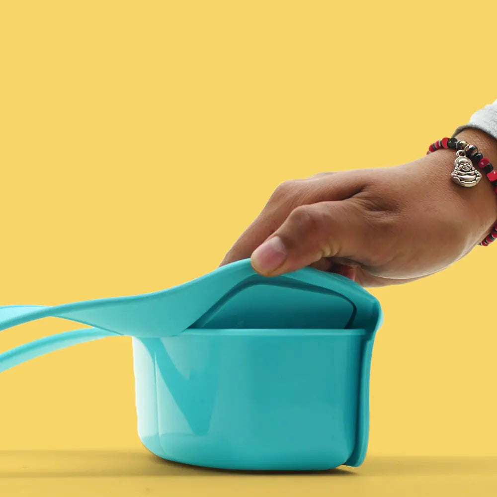 Dare-U-Go One-Piece Bib & Baby Plate - Turquoise Dare-U-Go