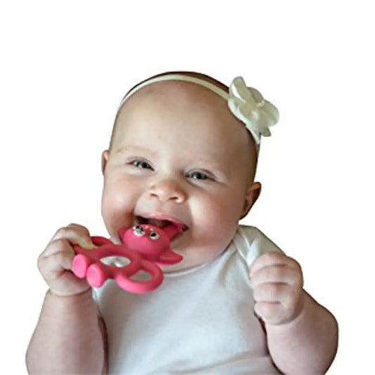 Darlyng & Co Yummy Mitt Yummy Buddy Infant Toothbrush - 3 Months - Pink Darlyng & Co