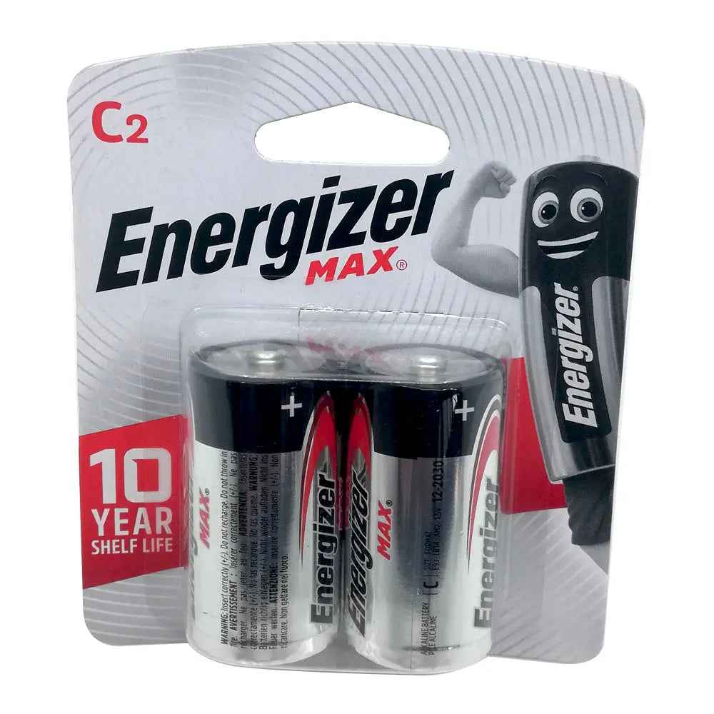 Energizer C Max Batteries - Pack of 2 Energizer