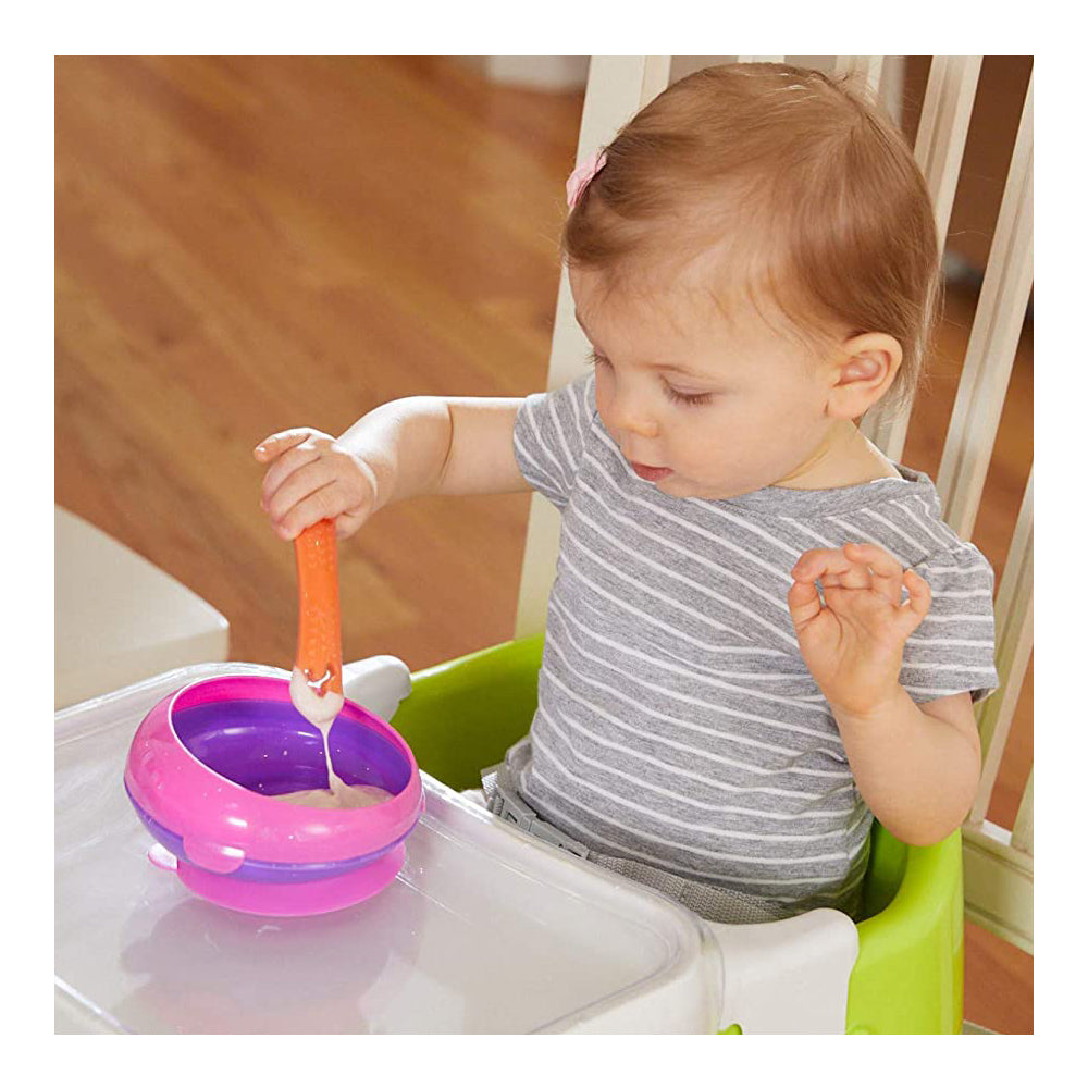 The First Years Toddler Suction Bowl, Pink The First Years