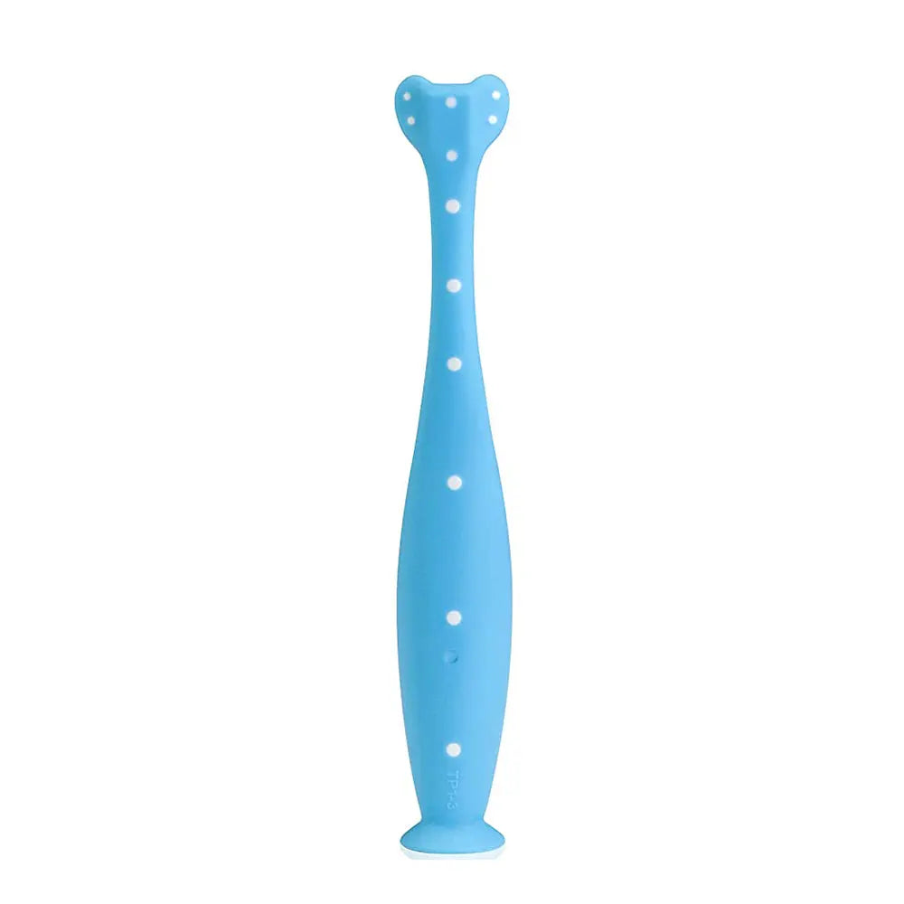 Frida Baby Triple-Angle Toothhugger Training Toothbrush for Toddler - 2 Years+ - Blue FridaBaby