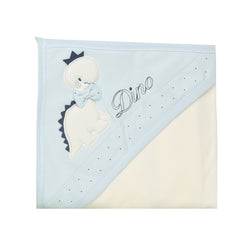 منشفة حمام جاي بيبي - أزرق دينو