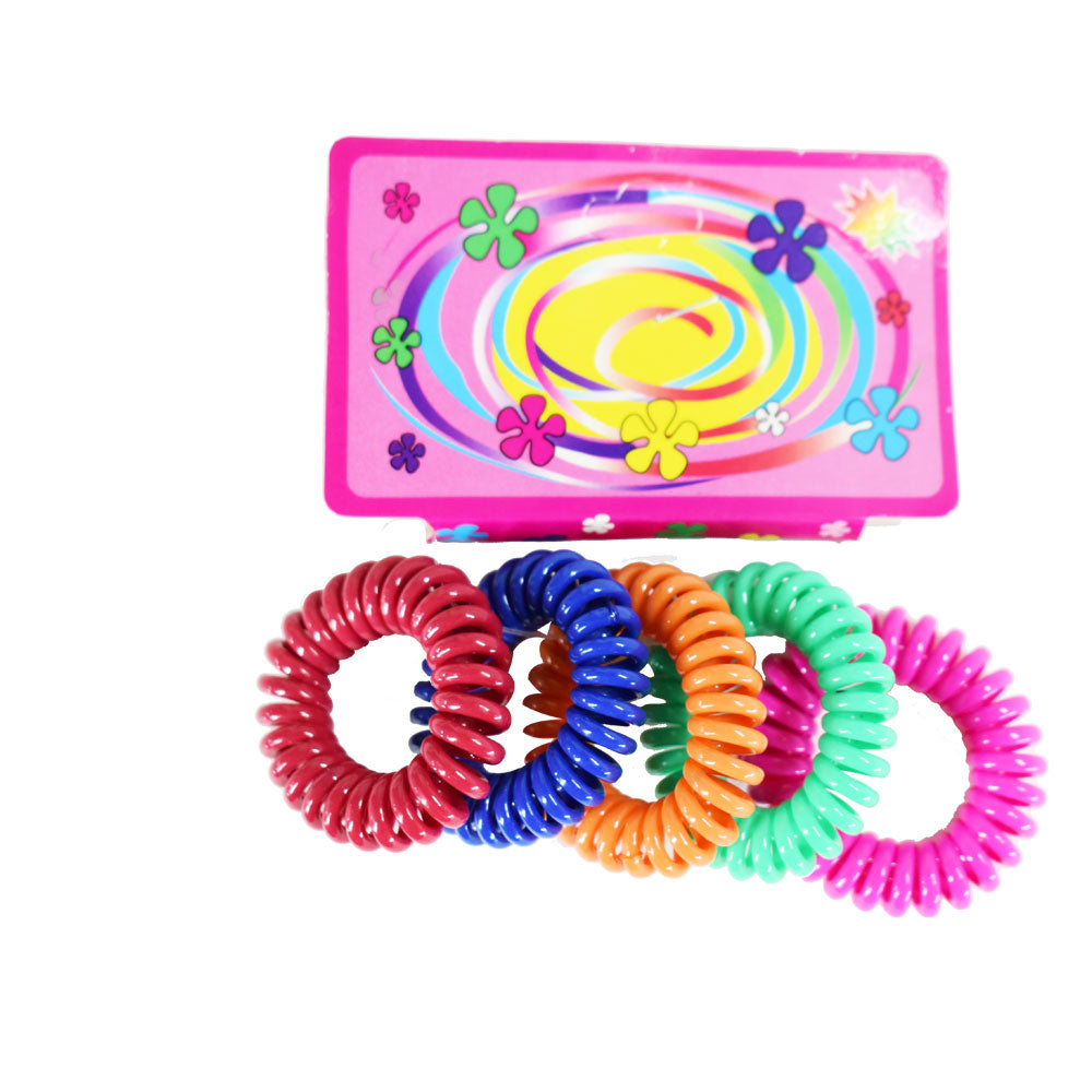 Spiral Elastic Hair Band - Assorted Colors Generic Brand