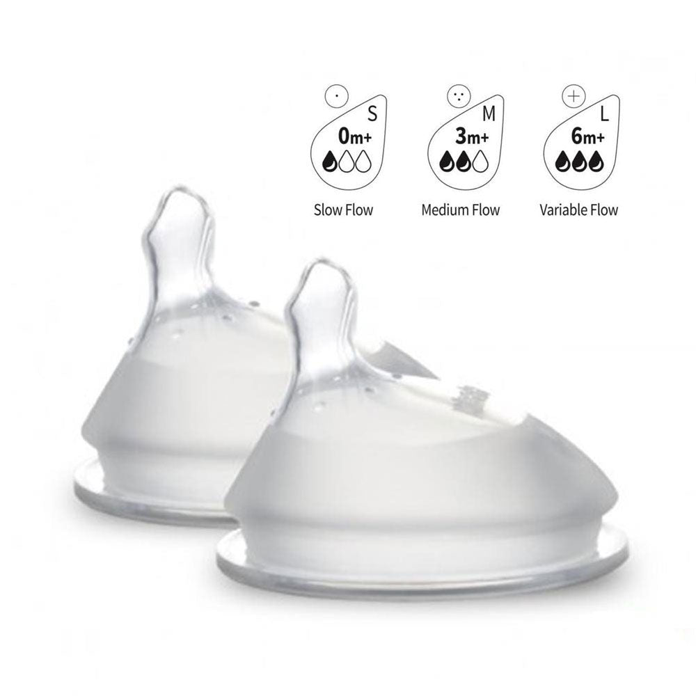 Haakaa Silicone Orthodontic Bottle Nipple Haakaa