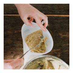 أكياس تخزين الحليب الطازج سيليكون من هاكا - أبيض