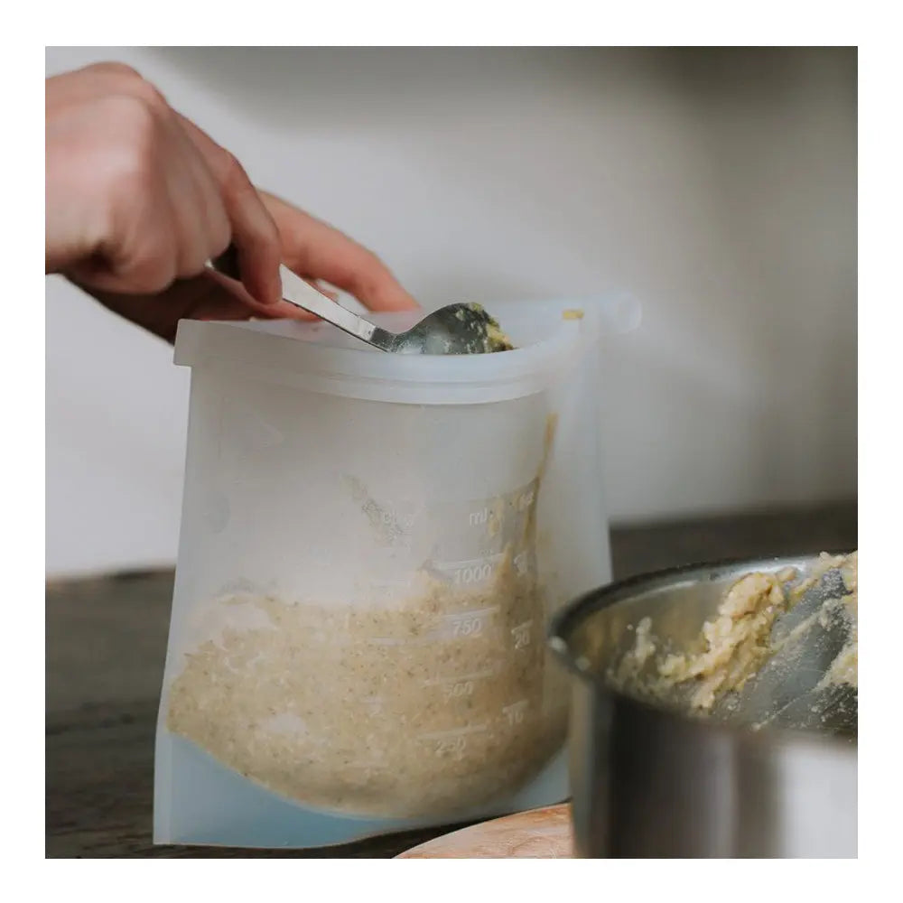 Haakaa Silicone fresh milk storage bags - White Haakaa